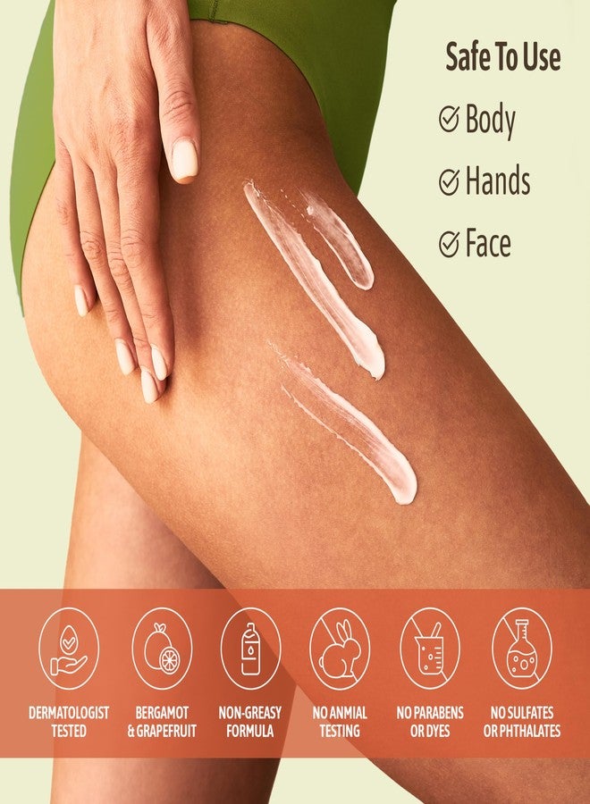 NATURE WELL Bergamot & Grapefruit Nourish & Energize Moisturizing Body Cream for Dry Skin, Infused with Natural Oils & Extracts, Non-Greasy, Lightweight, Helps Promote a Radiant Complexion, 16 Oz - Image 3
